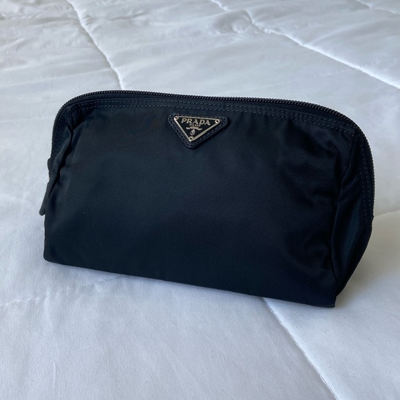 Prada Handbags - Prada Black Small Nylon Pouch